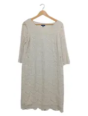 Vorschaubild 1 von Damen festliches Kleid Spitze Gr. 38 M Beige Elegant