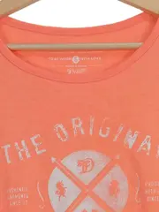 Vorschaubild 4 von Damen T-Shirt Orange Gr. 36/S Casual Print