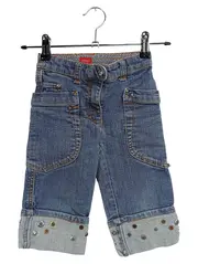 Vorschaubild 1 von Kinder Jeans Shorts Gr. 104 Blau Casual Nieten Kurze Hose