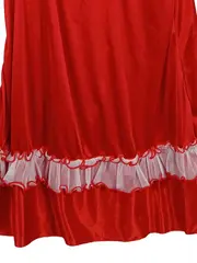 Vorschaubild 2 von SCHNABEL Babydoll Set Damen Nachthemd String Rot Rüschen S/M