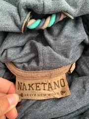 Vorschaubild 6 von Damen Hoodie Kapuzenpullover Gr. S Blau Meliert Schalkragen