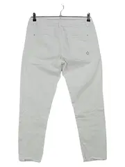 Vorschaubild 2 von Damen Jeans Straight Leg Gr. 44 Weiß Casual Baumwolle