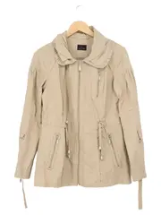 Vorschaubild 1 von Damen Leichte Jacke Gr. 36/S Beige Elegant Übergangsjacke