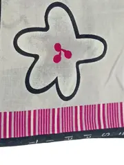 Vorschaubild 5 von Damen Halstuch Tuch Baumwolle Blumenmuster Mehrfarbig 45x45 cm