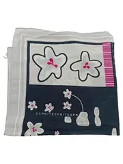 Vorschaubild 1 von Damen Halstuch Tuch Baumwolle Blumenmuster Mehrfarbig 45x45 cm