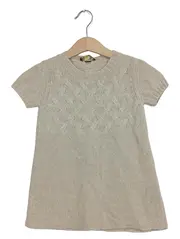 Vorschaubild 1 von Kinder Strickkleid Gr. 92 Beige Kaschmir Klassisch