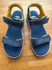 Vorschaubild 2 von Kinder Sandalen Blau Leder Klettverschluss Gr. 36 Outdoor
