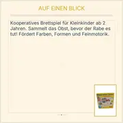 Vorschaubild 4 von Meine ersten Spiele Erster Obstgarten Brettspiel ab 2 Jahre Holzspielzeug