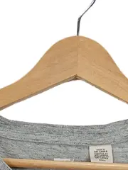 Vorschaubild 4 von Damen T-Shirt Logo Print Grau Gr. 36/S Baumwolle Casual