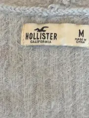 Vorschaubild 2 von Wickelpullover Damen Gr. L Grau Flauschig Cropped Strick