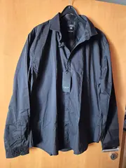 Vorschaubild 3 von Herren Freizeithemd Langarm Schwarz Gr. 54;XXL