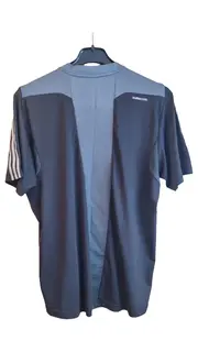 Vorschaubild 2 von Herren Sport Shirt Grau Gr. M Kurzarm Polyester