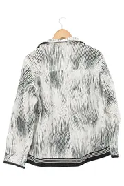 Vorschaubild 2 von Hemdbluse Damen 40/L Weiß Grafisch Klassisch Modern