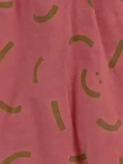 Vorschaubild 5 von Baby Kleid Gr. 68 Rosa Langarm Smiley Muster Baumwolle