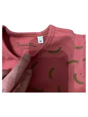 Vorschaubild 7 von Baby Kleid Gr. 68 Rosa Langarm Smiley Muster Baumwolle