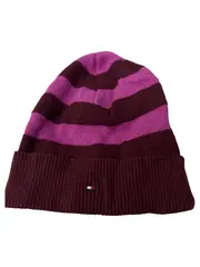Vorschaubild 1 von Damen Mütze Beanie gestreift Wolle Mehrfarbig Casual