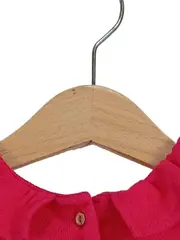 Vorschaubild 3 von Mädchen T-Shirt Gr. 67/68 Pink Feminin Rüschen Baumwolle