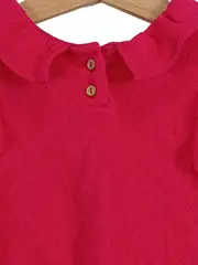 Vorschaubild 4 von Mädchen T-Shirt Gr. 67/68 Pink Feminin Rüschen Baumwolle
