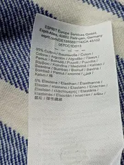 Vorschaubild 3 von Damen Jeansrock 36/S Blau Gestreift Midi Rock