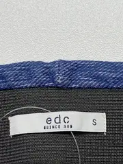 Vorschaubild 2 von Damen Jeansrock 36/S Blau Gestreift Midi Rock