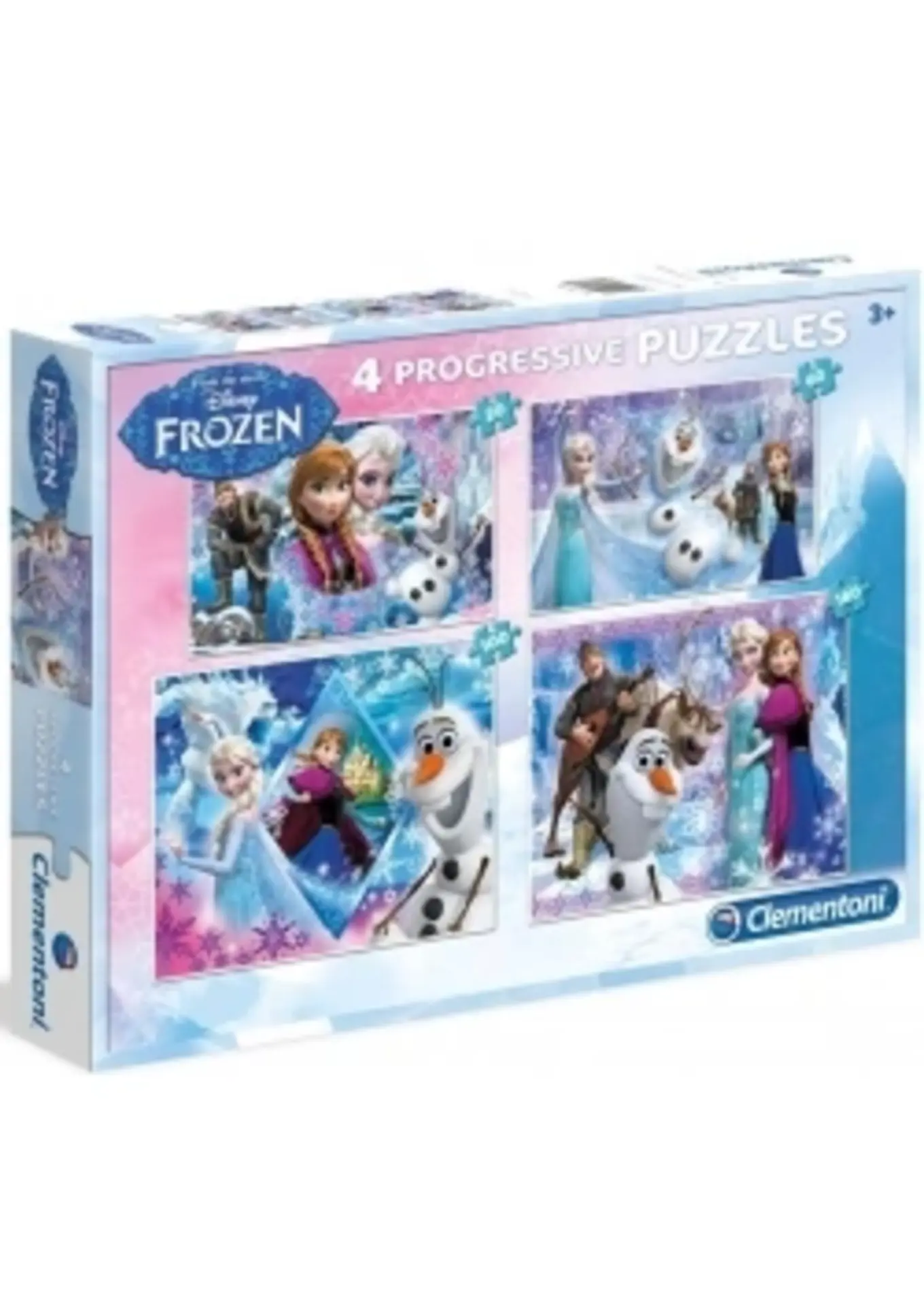 CLEMENTONI Disney Frozen 4 Puzzles 20-150 Teile Elsa Anna Olaf Kinder