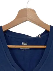 Vorschaubild 2 von Damen T-Shirt Blau Gr. 34/XS Casual V-Ausschnitt