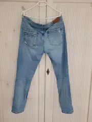 Vorschaubild 2 von Damen Destroyed Jeans Blau Casual Größe 30x34 Theda Boyfriend Fit