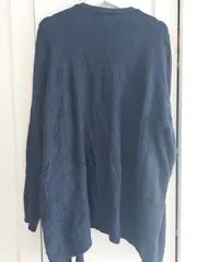 Vorschaubild 2 von Strickjacke Damen Gr. 50/52 Blau Casual