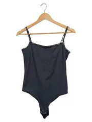 Vorschaubild 1 von Damen Body Schwarz Gr. 36;S mit Logo-Print Trägern Casual