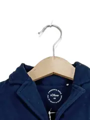 Vorschaubild 2 von Kinder Sakko Baumwolle Freizeit Blau Langarm Gr. 86