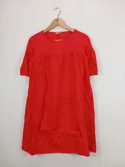 Vorschaubild 2 von EDC Damen Freizeitkleid Rot Gr. 34/XS Baumwolle