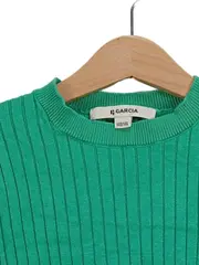 Vorschaubild 5 von Mädchen Pullover Rippstrick Gr. 140/146 Grün Zierknöpfe
