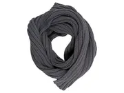 Vorschaubild 1 von Herren Schal Strickschal Grau Rippstrick 166 cm Polyacryl