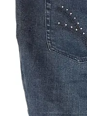 Vorschaubild 4 von Rocky Damen Jeans Regular Fit Blau Gr. S Nieten Baumwolle