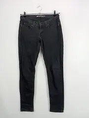 Vorschaubild 3 von Damen Jeans Slim Fit Schwarz Gr. W28/36