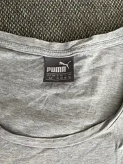 Vorschaubild 4 von Damen T-Shirt Gr. 36/S Grau Meliert Sportlich Kurzarm Logo