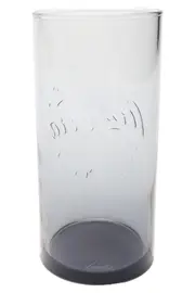 Vorschaubild 2 von COCA COLA Trinkglas Retro Grau Schriftzug 14cm Glas