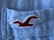 Vorschaubild 3 von Damen Hemdbluse Blau Gr. 40/L Casual Baumwolle Langarm