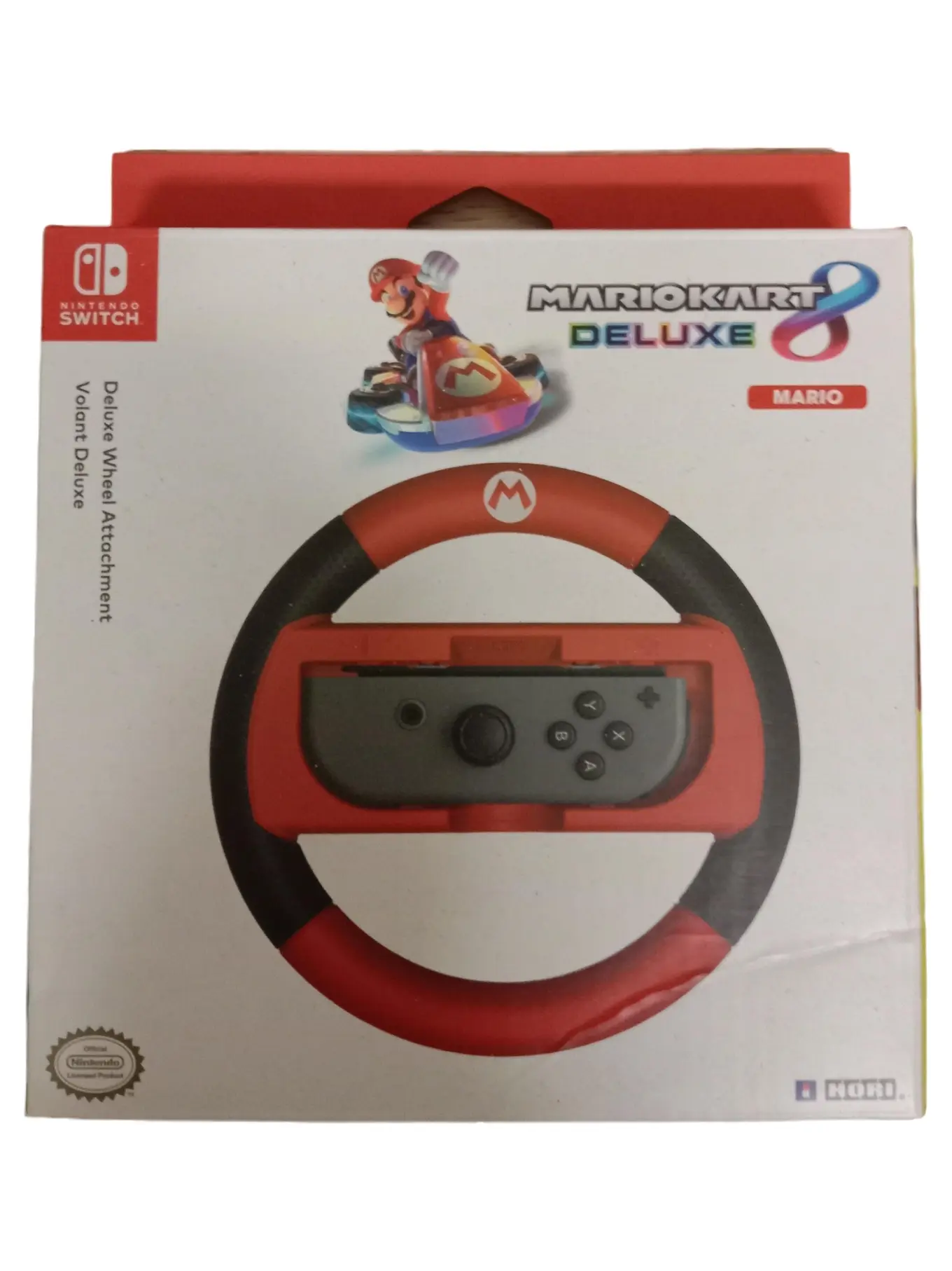 HORI Mario Kart 8 Deluxe Gaming Lenkrad Nintendo Switch Rot