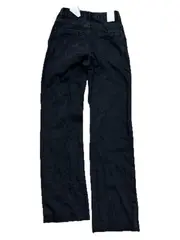 Vorschaubild 2 von Damen Jeans High Waist Straight Fit Schwarz Gr. 36 W28 Baumwolle