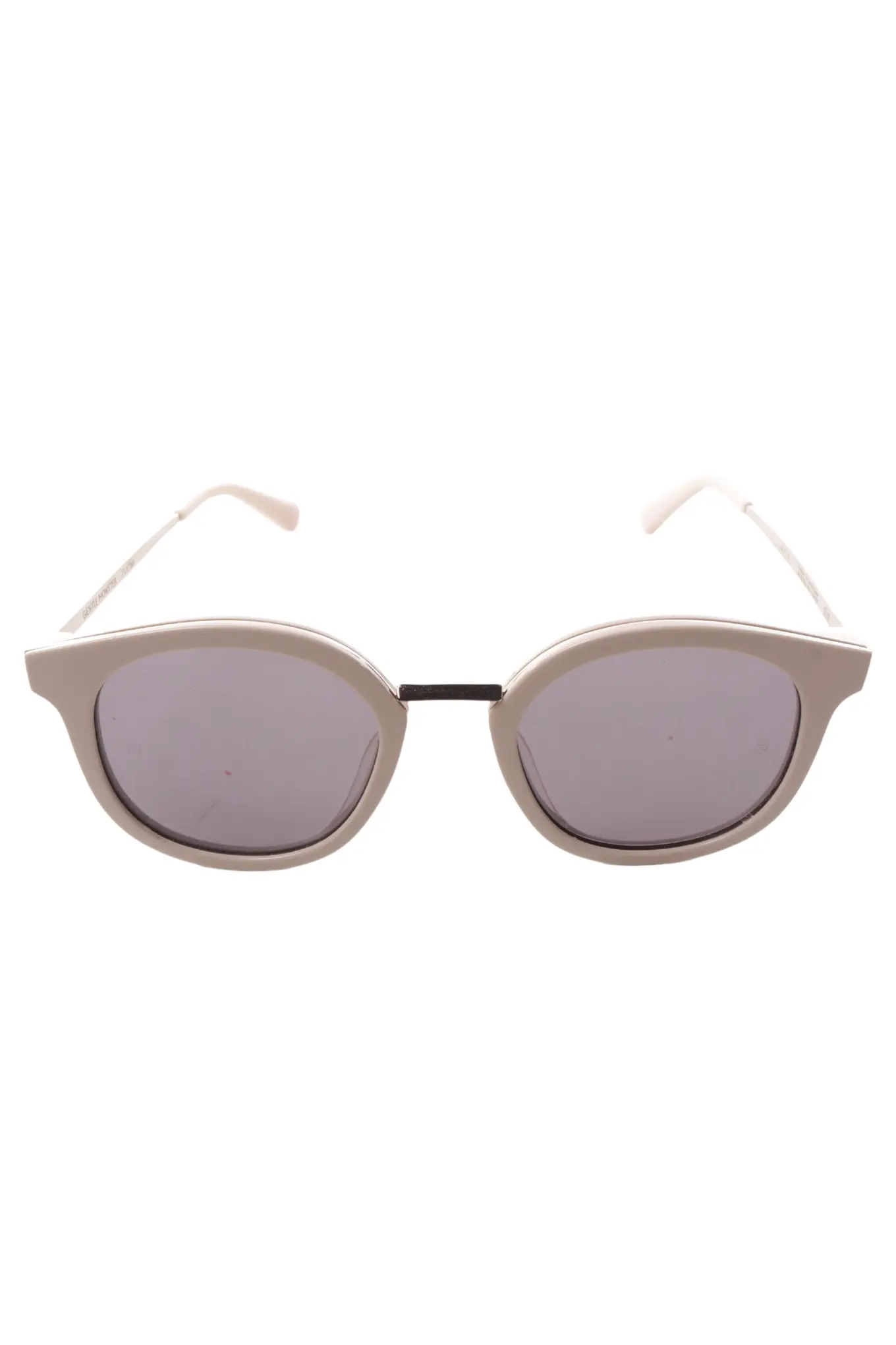 GENTEL MONSTER Sonnenbrille Damen Elegant Vintage Urban Schmale Cat-Eye Beige