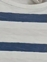 Vorschaubild 4 von Mädchen Top Shirt gestreift Gr. 92 Maritim Weiß Blau Baumwolle