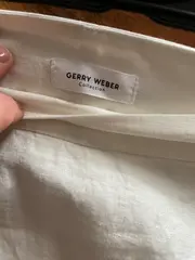 Vorschaubild 2 von Collection Damen A-Linienrock Leinen Beige Gr. 48 Midirock