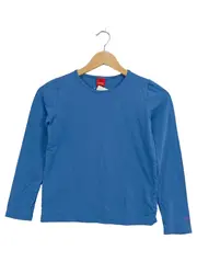 Vorschaubild 1 von Mini Langarmshirt Kinder Gr. 140/146 Blau Basic Longsleeve