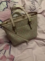 Vorschaubild 5 von Damen Henkeltasche Rosa Logo-Print Elegant Umhängetasche