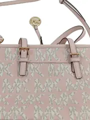 Vorschaubild 7 von Damen Henkeltasche Rosa Logo-Print Elegant Umhängetasche