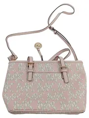 Vorschaubild 2 von Damen Henkeltasche Rosa Logo-Print Elegant Umhängetasche