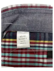 Vorschaubild 3 von Business Hemd Herren Gr. 45, 46 Mehrfarbig Kariert Slim Fit Extralang