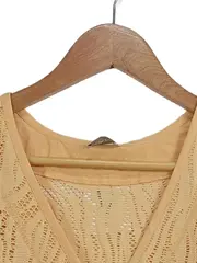 Vorschaubild 5 von Damen Bluse 42/XL Orange Casual Lochmuster Kurzarm