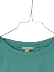 Vorschaubild 4 von Damen Langarmshirt Türkis Gr. M Bio-Baumwolle Casual